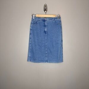 ESCADA denim midi skirt